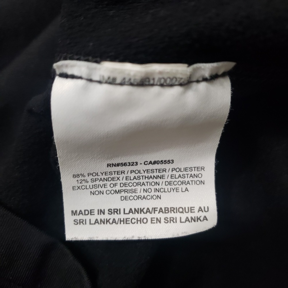 Nike Pro Combat Compression Shirt Womens Large Black Dri-Fit Long Sleeve - Picture 5 of 11
